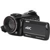Bewinner Videocamera 4K, Registratore con Zoom Digitale 30X Touch Screen LCD da 3,0 Pollici per Vlogging, Fotocamera per Vlogging da 28 MP con Schermo di Rotazione di 270° per Viaggi