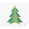 DIYthinker Abstract Christmas Tree origami modello Phone Screen Cleaner occhiali di pulizia 2PCS camoscio tessuto