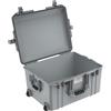 PELI 1607 Air Trolley Protettivo Leggero con Ruote per Drone e Attrezzatura Fotografica, Impermeabile e resistente alla polvere, 63L di Capacità, Fabbricato in USA, Senza Schiuma, Colore: Grigio