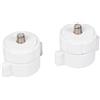 hogtnd 2 convertitori bianchi a testa sferica da 17 mm a vite da 1/4 20 per supporti per attrezzature fotografiche