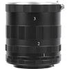 MUNEFE Set tubi di prolunga macro, adattatore di prolunga per fotocamera reflex in lega di alluminio, tubo di prolunga macro con messa a fuoco automatica per fotografia macro
