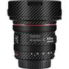 JERXTTON EF 8-15 - Pellicola adesiva protettiva in vinile per obiettivo fotocamera Canon EF 8-15 mm F4 L, 4 L, colore: nero