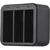 BAFOVY Kit Caricabatterie con Caricabatterie a Tre Slot, 3 Batterie da 1800 MAh e Scatole di Stoccaggio per Fotocamere Ace e Ace Pro (BLACK #-2)
