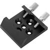 Generic A89E Telescopio Cercatore Base Adattatore di Montaggio Base Piatta for Slot 1/4 Filettatura Accessori Nero Ricambi per telescopi astronomici