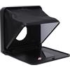 Fafeicy Teleprompter Pieghevole, TC7 Teleprompter Black Strong Compatibility Plastic con Supporto per Scarpe Fredda per Tablet da 7,9 Pollici per Smartphone per la Fotocamera SLR