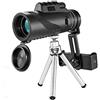 NUOBESTY 1 Set Monocolo Notturno con Treppiede e Smartphone per Bird Watching e Attività Resistente All