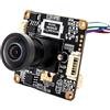 BAPPRJJ Scheda telecamera IP WGWK IMX307 Illuminazione ultra bassa da 3 MP con modulo webcam di sicurezza Onvif H.265 RTSP POE grandangolare da 2,35 mm 143°(DC12V,2.35mm 143 degree)