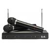 Souked Doppio cordless Wireless Mic Microfono con ricevitore
