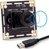 SVPRO Scheda fotocamera con obiettivo da 3,6 mm USB 1080P, modulo fotocamera USB a bassa luminosità con microfono, Sony IMX323 Mini Webcam Supporto UVC OTG Supporta telecamera di sicurezza H.264