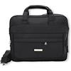 Ormi Borsa a Tracolla Uomo/Donna Ventiquattrore A4 Porta Documenti Pc (Nero 9513)