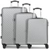 Check in CHECK.IN Paradise 2.0 Parent, grigio pietra, Kofferset + (3-teilig), Bagaglio rigido