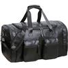 Generic Borsone da viaggio da uomo, grande e resistente, in pelle PU, borsone da viaggio, per fidanzato, papà, marito, viaggi, fine settimana, palestra, lavoro, scarpe da lavoro, Nero , Refer to description