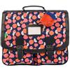 Tann's - Zainetto Sofia Rose 41 cm - Stampa Frutta e Pompon Mela - Scuola Ragazza 2 Soffietti - CE2 CM1 CM2
