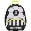 Seven Zaino Asilo Small, F.C. JUVENTUS Calcio, Nero Bianco - Tasche Laterali Porta Borraccia, Tasca Frontale, Zainetto Asilo Bambino - Zaino Scuola Kid