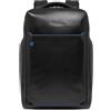 PIQUADRO - Zaino - Blue Square - Porta PC 15,6 - In Pelle - Uomo - Colore Nero