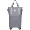 Generic Valigie con ruote Borsa per bagagli pieghevole espandibile Borsa da viaggio rimovibile con ruote Carry On Large Duffel Bag Borse da viaggio