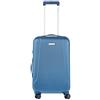 CarryOn Skyhopper - Valigia da viaggio media rigida trolley 68 cm 65 litri espandibile, con TSA (Blu, Medio)