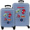 Marvel Spiderman Denim, blu, Talla única, Set valigie