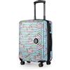 Hauptstadtkoffer - MITTE - Bagaglio a mano, Valigia da cabina con estensione, TSA, 4 ruote gommate, 55 cm, 55 litri, Unicorn
