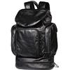 FANDARE Nuovo Zaino PU Borsetta Uomo per Computer Portatile 15.6 Pollici Zainetto con USB Universitaria Borsa da scuola per Scuola Viaggio lavoro con scomparto per scarpe Daypack Nero