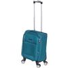 Or&My Trolley Semi-Rigido 50x33x23 cm in Poliestere Resistente Espandibile con 4 Ruote Doppie Rimovibili - Valigia Bagaglio a Mano da Cabina per Viaggi Brevi e Weekend (Mod.214-2, Verde Petrolio)