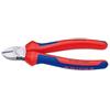 Knipex | 70 02 160 | Tronchese diagonale | Manico multicomponente | Nero atramificato - 160mm