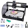 Generic Kit router CNC a 3 assi con controllo offline GRBL e modulo laser per intaglio del legno, incisione e fresatura in arti e mestieri fai da te