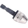 Hztyyier Trapano Elettrico Portatile Chuck Gambo Esagonale a Tre Ganci Gloccante Gamma di Clamp 0,3-3,6 Mm per Mini Trapani, Manico Esagonale Pratico Chuck