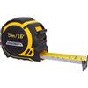 Komelon 16-Ft/5m Contractor TS Wide Blade Tape Measure with Backside Printing, Manual Lock, Long Standout (93416IM)