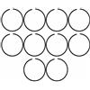 DORFEY 10 pezzi/lotto 38 mm x 1,5 mm anello pistone adatto for decespugliatore Sthil FS150 FS151 FS220 FS350 for H-u-s-q-v-a-r-n-a 36 41 136 136LE 137 137E