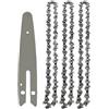 BBMZSM BSWXX Sega elettrica da 6 pollici 1/4P 37 nodi 18 coltelli Catene for motoseghe Lama for sega disboscamento Catena for motosega potatura Accessori for Taglio del legno .0426