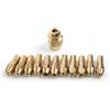 ZYWUOY Ampia gamma di mandrini in ottone 12 pezzi, 0 5 3 2 mm, perfetto per applicazioni