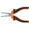 NEO TOOLS Pinze allungate piegate, lunghezza 160 mm, in acciaio temprato, con molla di foro e lato interno scanalato delle ganasce