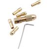 Generic 7 pezzi 1.7-3.5mm piccolo mandrino elettrico trapano micro mandrino di perforazione elicoidale