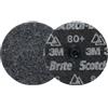 3M Scotch-Brite™ Roloc™ - Disco di precisione per superfici resistenti HD-DS, extra grosso 80+, TS, 4, 100 ea/custodia