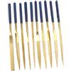 Operitacx 10pezzi Ago Rivestite Diamantate Set Per Marmo Legno Pietra Osso Utensili Manuali Per Sbavare Riparare Vetri Specchi Piastrelle Ceramiche Include Piatte Parallele Coniche Rotonde c