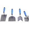 Cocoarm Set di Cazzuole per Cartongesso da 5 Pezzi, Utensili in Acciaio Inossidabile con Manico in TPR per Intonaco di Gesso, Include Custodia per Uso Professionale