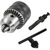 TANIASHOP Mandrino di Ricambio per Trapano a Cermagliera 3-16mm 1/2 20UNF con Adattatore SDS PLUS e Chiavino di Serraggio