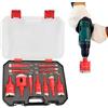 Generic Set di seghe a per piastrelle - Attrezzature per l'applicazione del kit antiscivolo, modulo di taglio in ceramica, di perforazione ad alta resistenza, per lavori di ristrutturazione