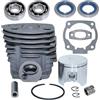 LIWaaGe Adatto for motosega Hus 55 51 Kit guarnizione pistone cilindro da 46 mm con cuscinetto perno paraolio 503609172
