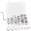 Uonlytech Fascette Stringitubo in Acciaio Inox 304, 80 Pezzi, Regolabili, Resistenti a Ruggine e Corrosione, con Chiave, per Barca e Casa