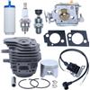 DORFEY Adatto for h-u-s-q-v-a-r-n=a K650 K700 K800 K1200 50mm cilindro pistone carburatore bobina di accensione kit di riparazione parti di ricambio 506099212 506321503