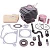 LIWaaGe For motosega MS380 038 52mm cilindro pistone filtro olio kit guarnizione marmitta carter 11190201202 1119 120 1611