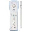 Maliralt Wii - Telecomando Wii con custodia in silicone e cinturino da polso per Nintendo Wii e Wii U, colore: Bianco