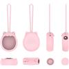 Generico Custodia per Tamagotchi Paradise, custodia protettiva in silicone per console di gioco, copertura antiurto per animale domestico elettronico virtuale (Rosa)