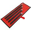 Quatros Set di scalpelli piatti, cacciachiodi, punzoni per auto, lunghi, Pro