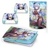 GALSOR Protettivo Per PS5 Skin Disc Edition Anime Console E Controller Vinile Cover Wraps Per PS 5 Version 46996 Senza Bolle E Senza Residui