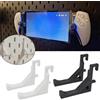 Generic 2pc Console di gioco Foro di bordo supporto a parete staffa di montaggio base supporto per PlayStation Portal palmare per SKADIS (Nero)
