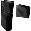 Zhixteu Frontale Superiore per PS5 Pro, Pannello Frontale Pannello Posteriore, Custodia Antipolvere, Copertura di Ricambio per la Custodia (Nero)
