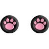 Generico 2 pezzi di coperture in silicone per joystick controller per Rog Xbox Ally/Rog Xbox Ally X Copertura per rocker thumpstick (Nero e rosa)